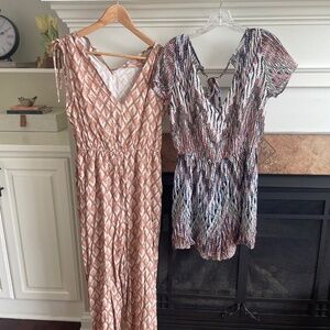 Two women’s Cupshe rompers